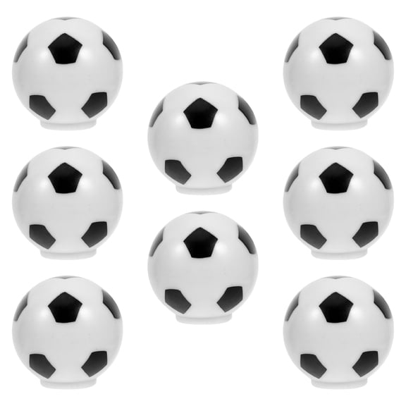 SOPOTUTU Anticollision Soccer Ball Drawer Pulls Multi-Color Plastic Cabinet Handles 8Pcs