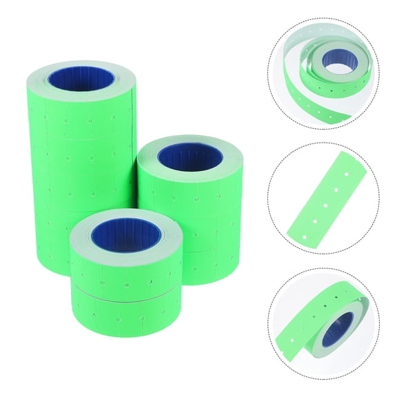 SOPOTUTU Adhesive Green Price Labels Paper for Decoration DIY and Retail Merchandise