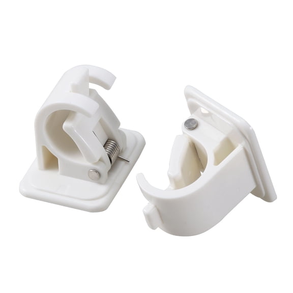 SOPOTUTU Wall Round Rod Hook with Adhesive for Easy Installation and Rod Holding
