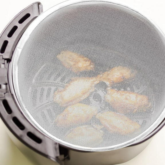SOPOTUTU White Kitchen Oil Splash Guard Stainless Steel Frying Pan Mesh Screen for Even Heat