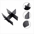 SOPOTUTU Auto Console Storage Divider Plate, Black ABS Organizer ...