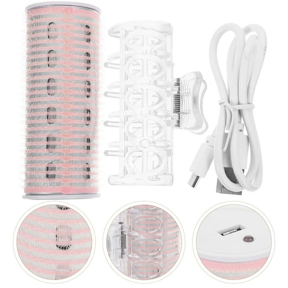 SOPOTUTU Self Hair Curler Bang Roller Pink 1Pcs Nylon Hairdressing Tools