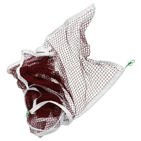 SOPOTUTU Standard Size Red Badminton Net Portable Folding Sports Net Suitable for Volleyball Tennis and Badminton