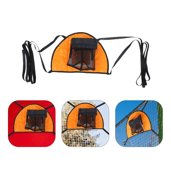 SOPOTUTU Basketball Hoop Indoor Trampoline Part Round PE Mesh 1Set