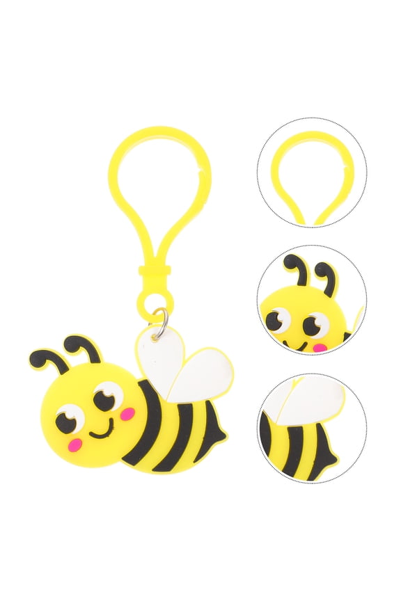 Honey Bee Party Favors Keychain 24Pcs 3.1X2.0X0.1In