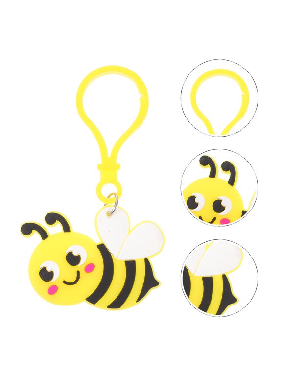 Honey Bee Party Favors Keychain 24Pcs 3.1X2.0X0.1In