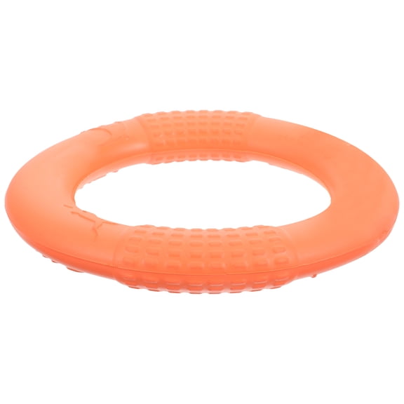SOPOTUTU Orange Dog Throwing Ring Eva Material Durable Flying Disc for Fun Outdoor Games