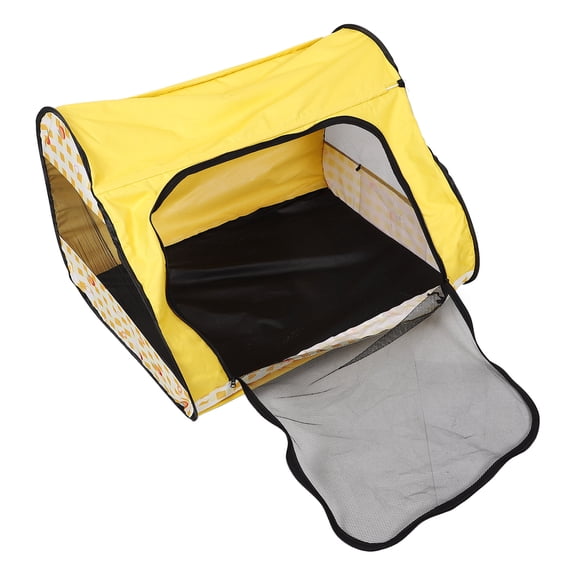 SOPOTUTU Outdoor Cat Tent Yellow Pet Tent with Oxford Cloth and Portable for Small Cats and Pets 1 Piece