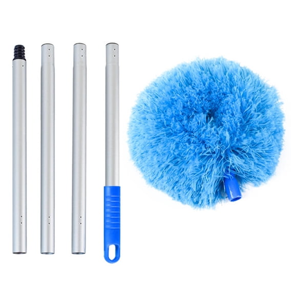 SOPOTUTU Cobweb Duster with Extension Pole for Home Use Multi Color Lightweight Durable