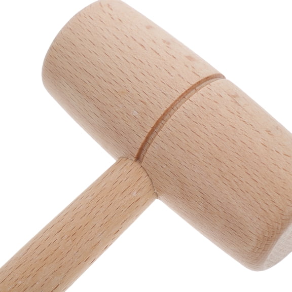 SOPOTUTU Shoe Repair Hammer with Beechwood Handle, Khaki Finish, 1-Piece Tool for Professional Shoe Maintenance