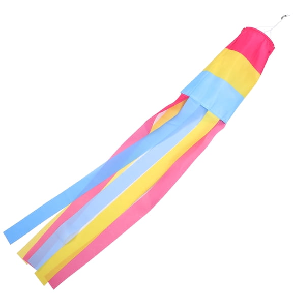 SOPOTUTU Colorful Polyester windsock Flag for Outdoor Decor Flying in Breeze 7.5 Inches