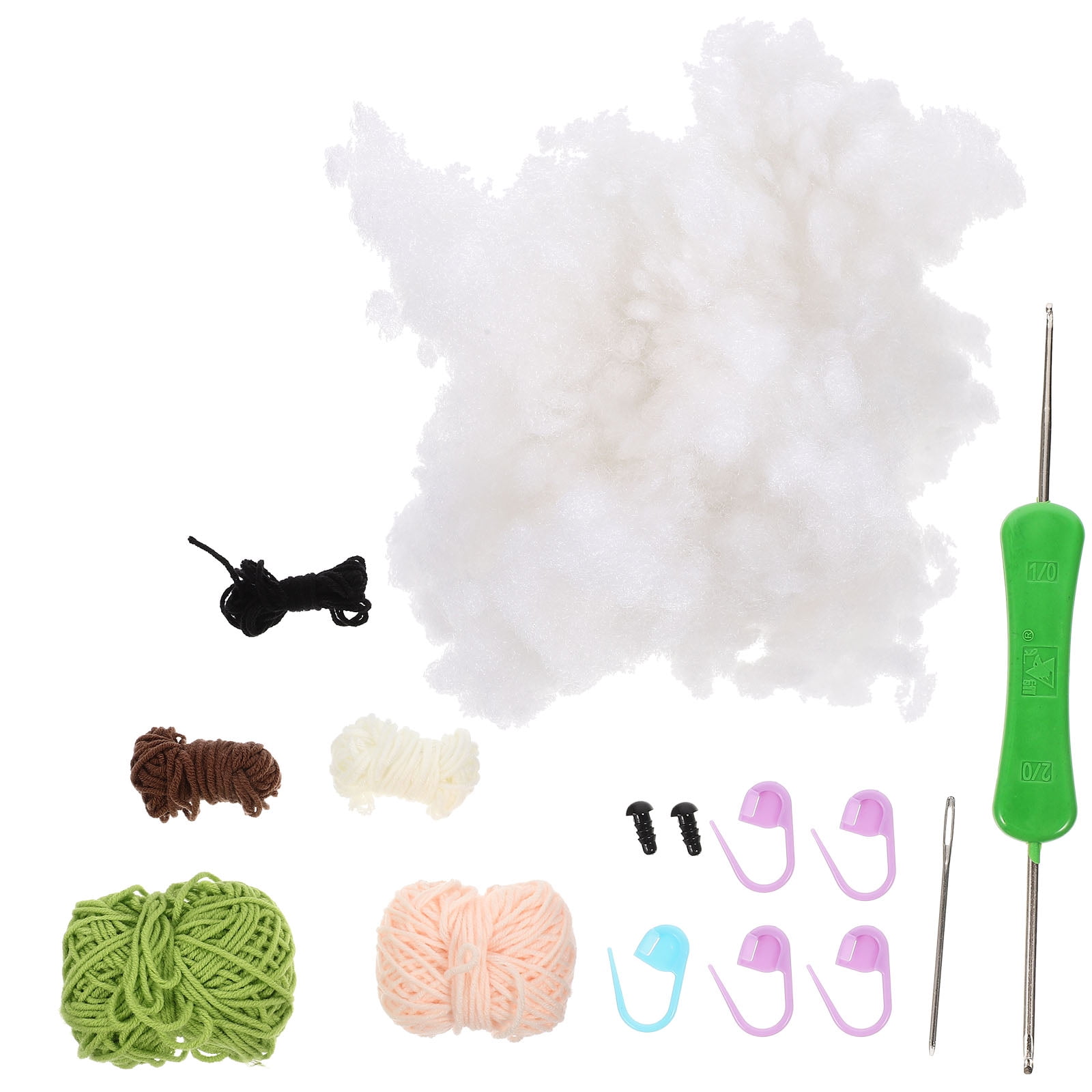 SOPOTUTU Crochet Keychain Charm 1 Set for Women Multi Color Doll Shaped ...