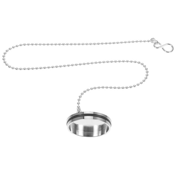 SOPOTUTU Metal Bathtub Drain Stopper, Plated Silver, Smell Prevention, Tight Seal, Easy Install