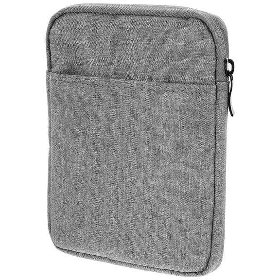 SOPOTUTU E-Reader Carrying Case Light Grey Splashproof 300d Polyester for Tablets