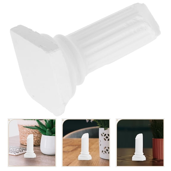 SOPOTUTU Elegant White Roman Column Sculpture for Entry Way Decor and Photo Props