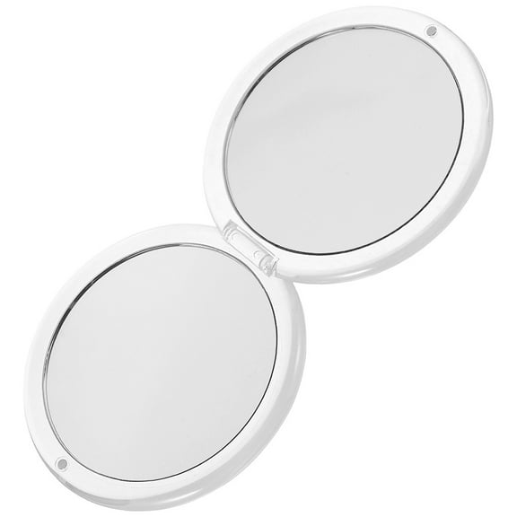 SOPOTUTU Foldable White Compact Mirror with 7x Magnification for Makeup Touch Ups