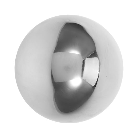 SOPOTUTU Gazing Globe Mirror Ball Silver Stainless Steel Visual Interest Addition 1Set