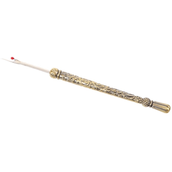 SOPOTUTU Golden Stainless Steel Seam Ripper Tool for Use Easy Grip Design 3 in 1 Size 3.2 x 1.5 x 0.5 Inches