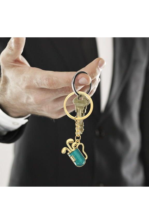 Metal Golf Keychain Pendant for Men and Women, Golf Charm Key Chain, 1 Pack Accessory