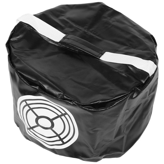 SOPOTUTU Black Golf Swing Trainer Impact Hitting Bag Compact Design for Accurate Fairway Hits