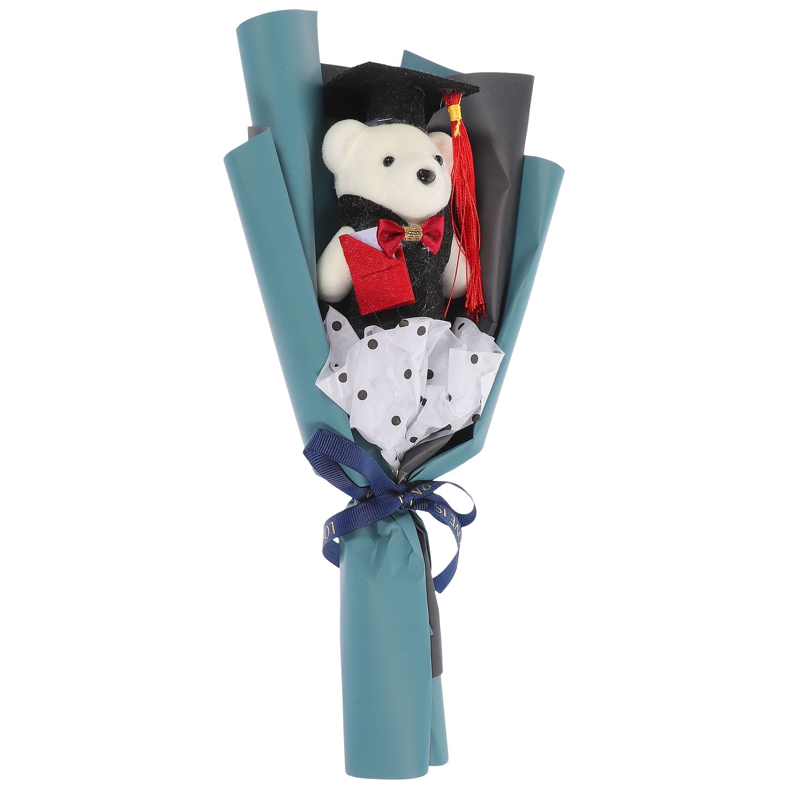 SOPOTUTU Graduation Season Bear Flower Gift Decoration for Friends 1Set ...