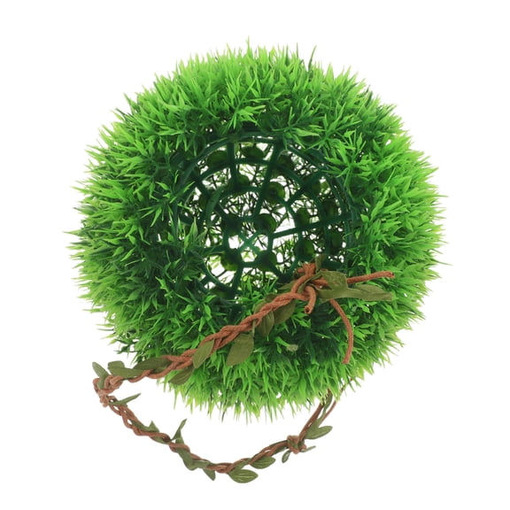 SOPOTUTU B Model Green Plastic Reptile Hide Cave Wall Mount for Terrarium