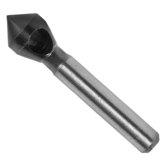 SOPOTUTU Grey Multi Functional Metal Chamfer Tool with Angled Hole Design for Easy Deburring and Chamfering