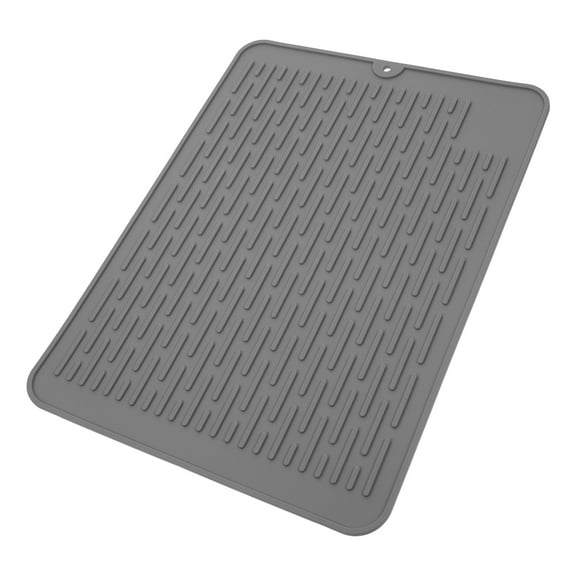 SOPOTUTU Grey Silicone Griddle Mat Non-Stick Side Shelf Protector for Kitchen Cooking, , 1 Piece