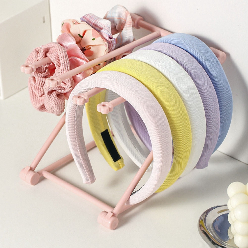 SOPOTUTU Hair Accessory Holder, Adjustable Headbands Rack for Display ...