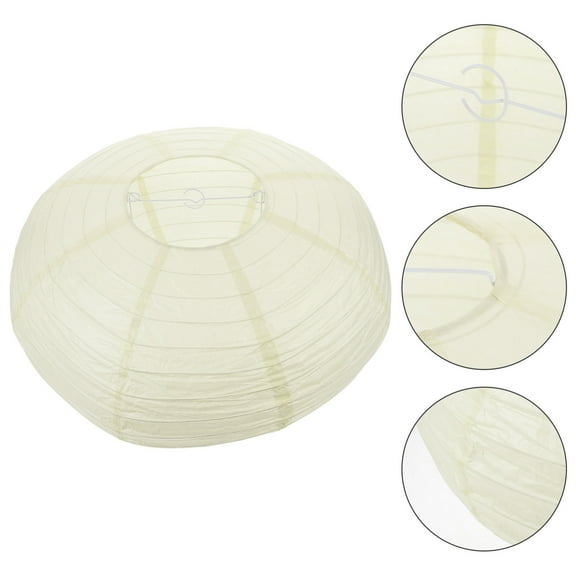 SOPOTUTU Pendant Lamp Shade Paper Lantern Oval for Weddings 1Pack