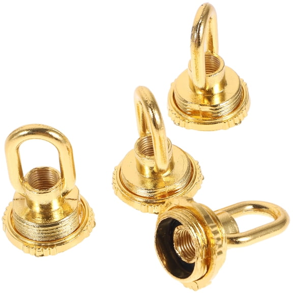 SOPOTUTU Sturdy Golden Zinc Alloy Ceiling Hooks for Pendant Lamps and Chandeliers 4Pcs