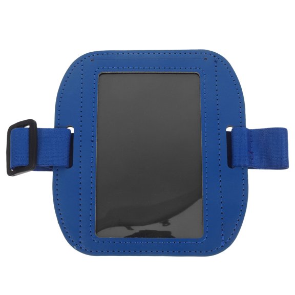 SOPOTUTU Adjustable Blue Arm Badge Holder Armband with Horizontal Id Sleeve