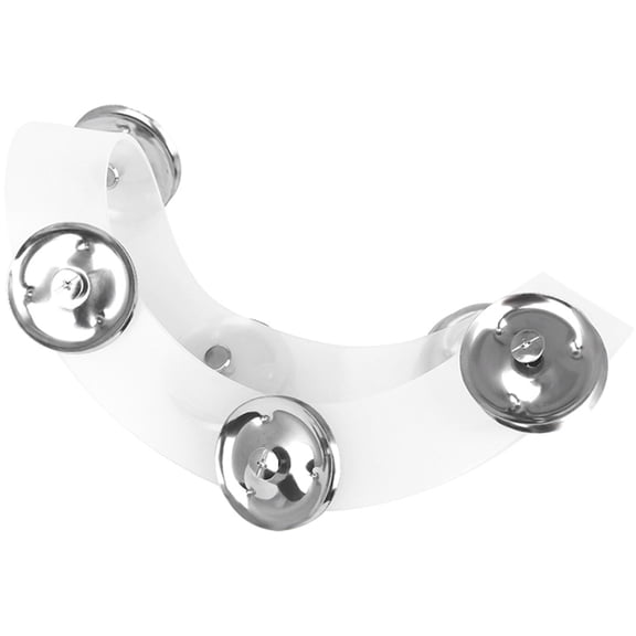 SOPOTUTU Sopotutu Drum HiHat Tambourine Mountable Adds Jingle Effect Silver 1Pack