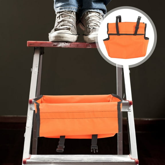 SOPOTUTU Reusable Cloth Ladder Tool Organizer Bag for Storage and Transport