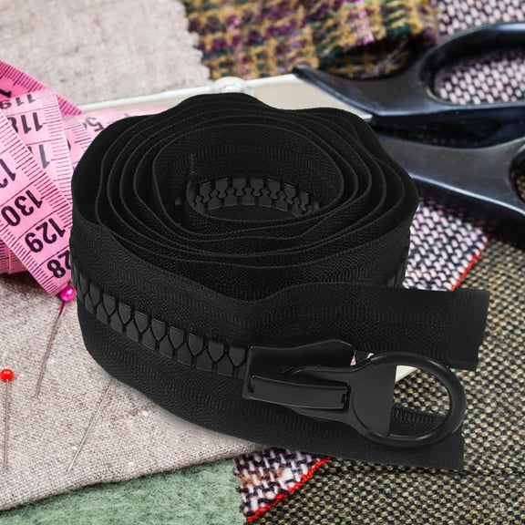 SOPOTUTU Large Plastic Zipper for Sewing Projects, Heavy Duty, Smooth , Ideal for Crafts and Garments