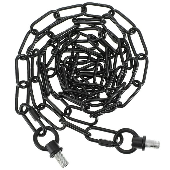 SOPOTUTU Heavy Duty Black Fixture Chains 1 Set for Home, Industrial and General Use
