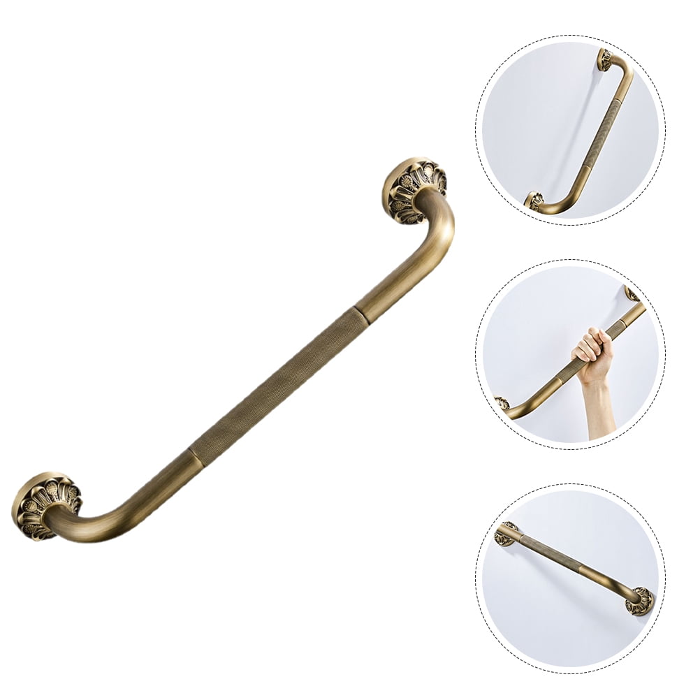 SOPOTUTU Coffee Colored Copper Bathroom Safety Handrail for Showers and ...