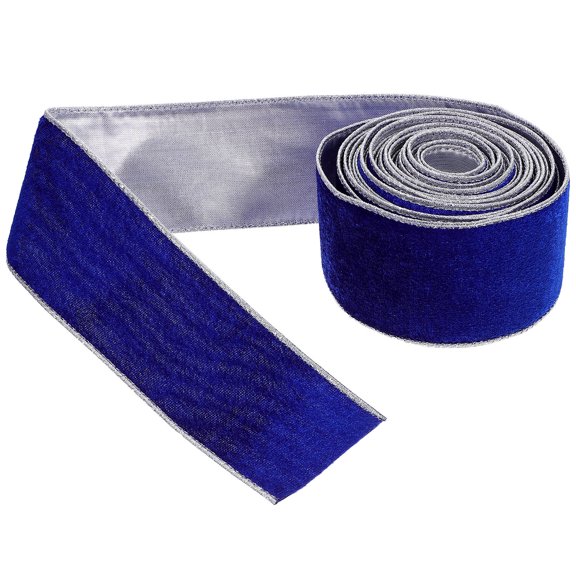 SOPOTUTU Wear Resistant Blue Present Ribbon Made of Polyester for Daily Use Craft and Festival Decoration