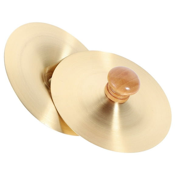 SOPOTUTU 1Pair Hand Cymbals for Bands Copper Finger Cymbals Ideal for Cultural Shows