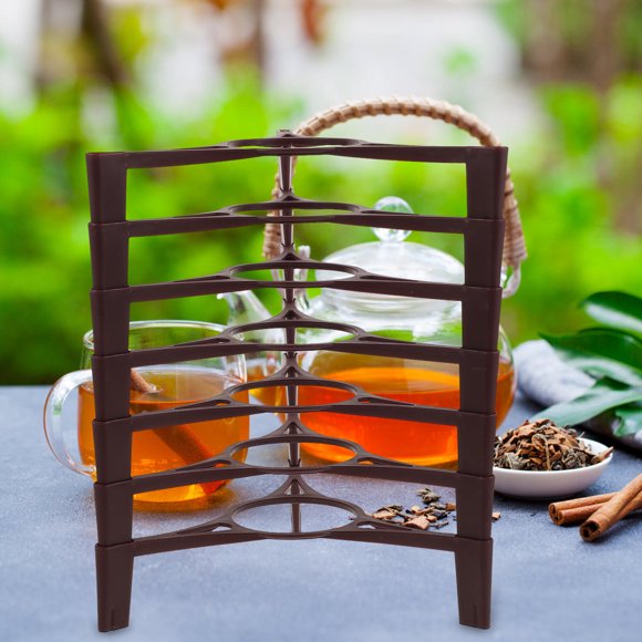 SOPOTUTU Minimalist Tea Cake Stand Easy to Clean Plastic for Tea Accessories