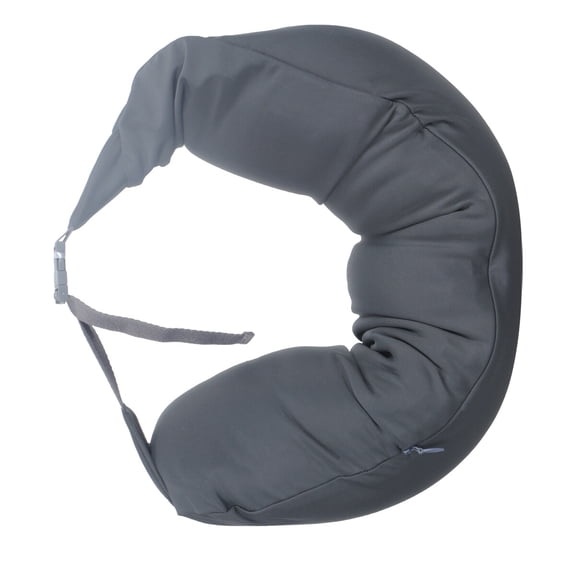 SOPOTUTU Travel Pillow Grey U Shaped Neck Cushion with Ergonomic Design for Neck Relief