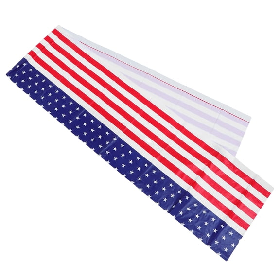 SOPOTUTU Multi-Color Paper Tablecloth for Vibrant Patriotic Celebrations