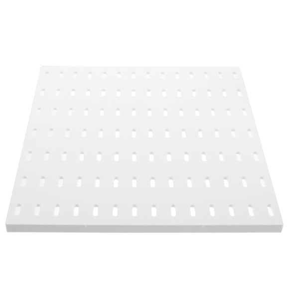 SOPOTUTU Garage Pegboard Wall Panel White Plastic Tool Organizer for Storage Display