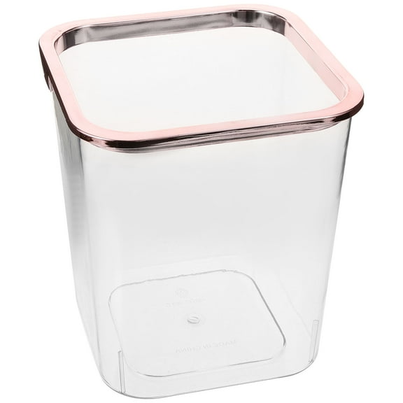 SOPOTUTU Plastic Trash Bin Transparent PET Garbage Collection for Friends 1Pack