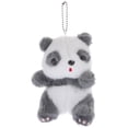 thumbnail image 1 of SOPOTUTU Soft Plush Panda Keychain Grey Decorative Hanging Pendant for Bag Backpack and Car Keys, 1 of 5