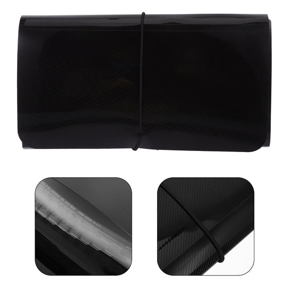 SOPOTUTU Portable Expanding File Folder Organizer PP Black, Bill Document Holder for Doctors, Designers, Office and Home Use, 1 Set