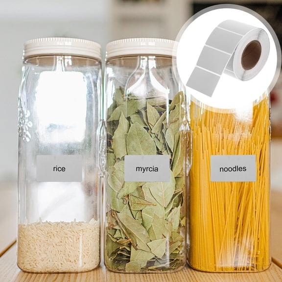 SOPOTUTU Thermal Label Roll Grey Self Adhesive Stickers for Home Organization and Pricing