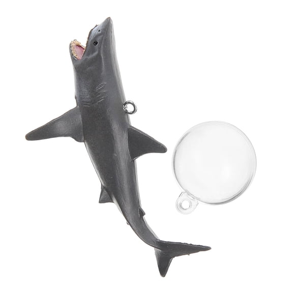 SOPOTUTU Shark Floating Ornament for Fish Tank and Aquariums with Rope