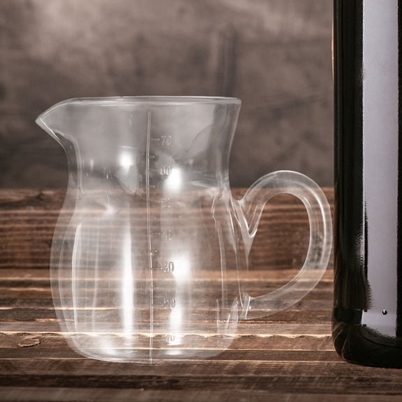 SOPOTUTU Simple Design Decanter Transparent PC Pouring for Adults Restaurant 1Pack