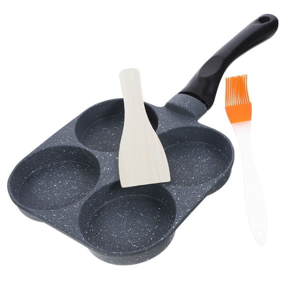 SOPOTUTU Small Nonstick 4-Hole Frying Pan, Quick Cooking, Assorted Color,